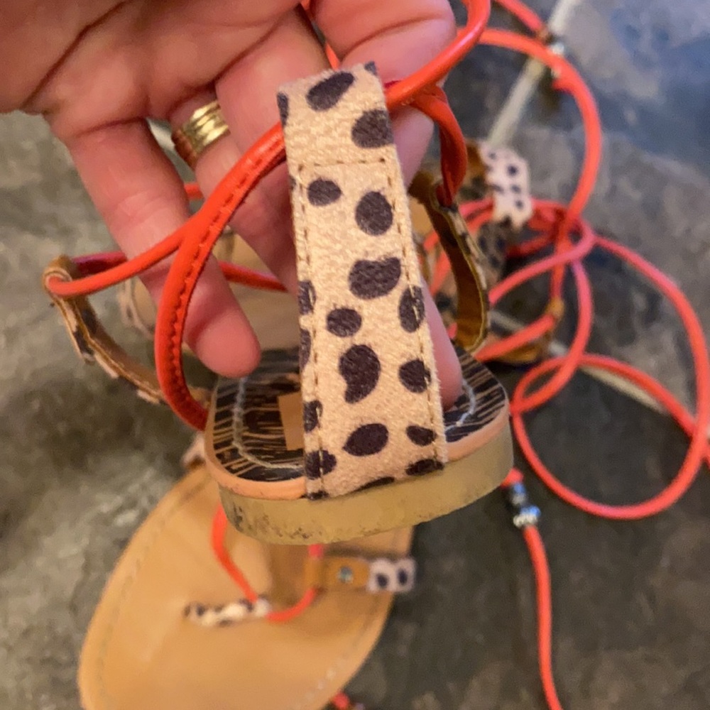Ankle tie Sandals - Picture 4 of 9